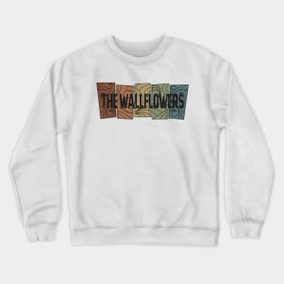 The Wallflowers - Retro Pattern Crewneck Sweatshirt